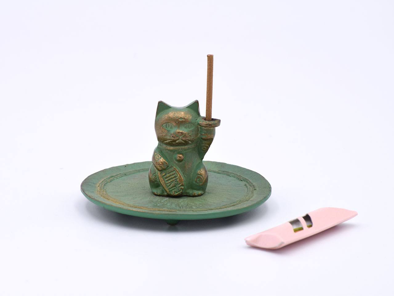 Lucky Cat Incense Holder