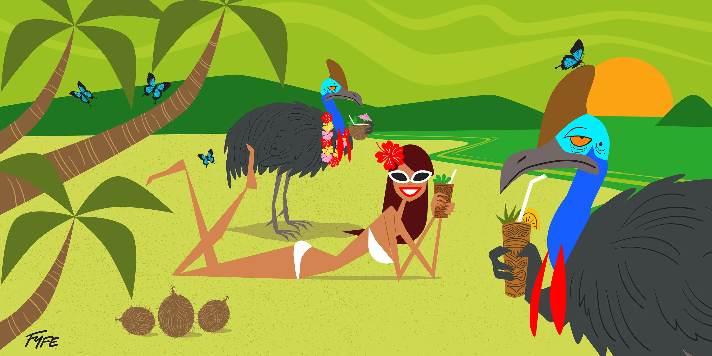 Cocktails and Cassowaries
