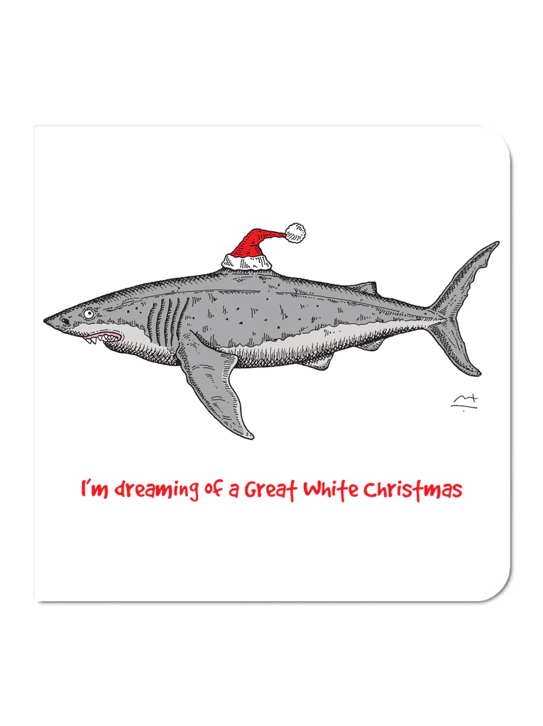 Greeting cards: Great White Christmas Card