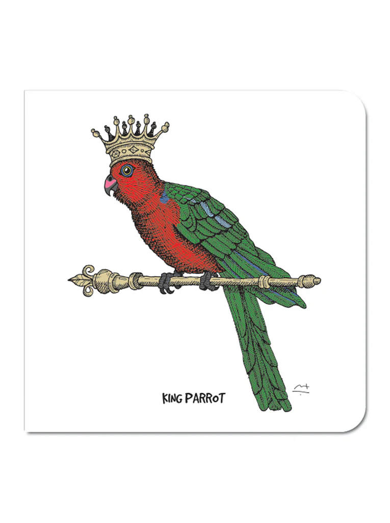 Greeting cards: King Parrot