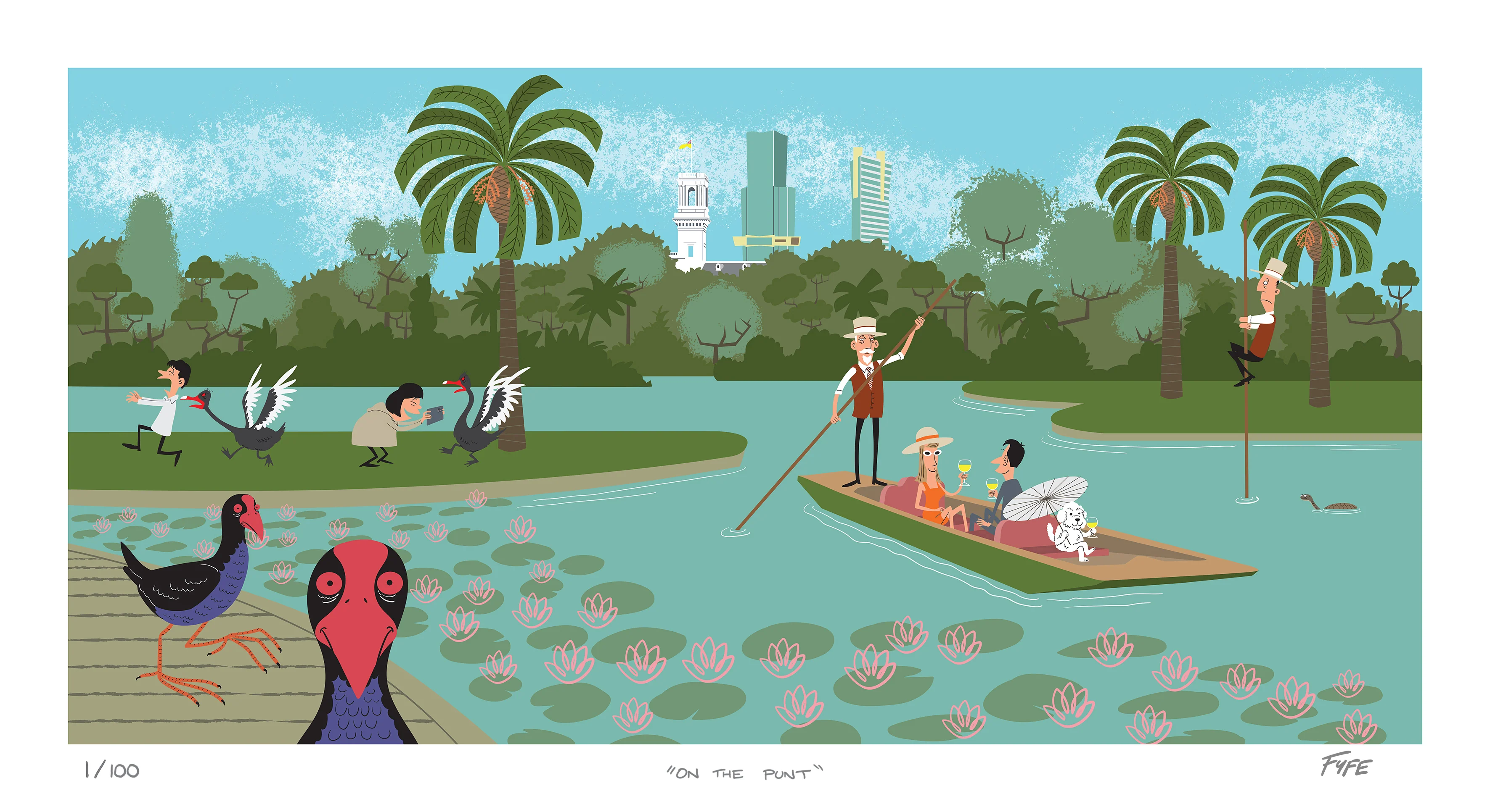On The Punt - Botanic Gardens Melbourne