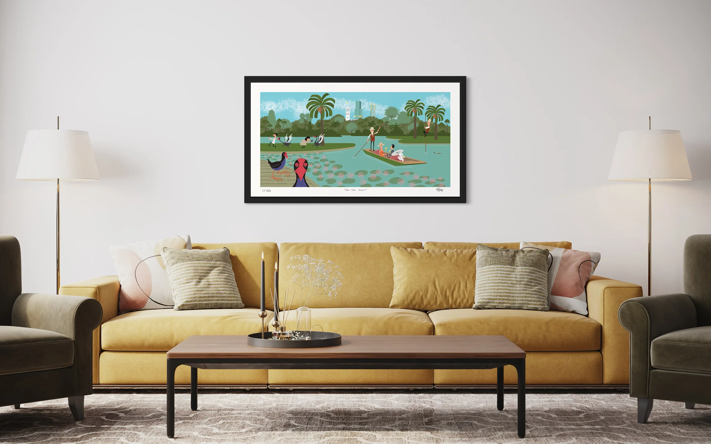 On The Punt - Botanic Gardens Melbourne