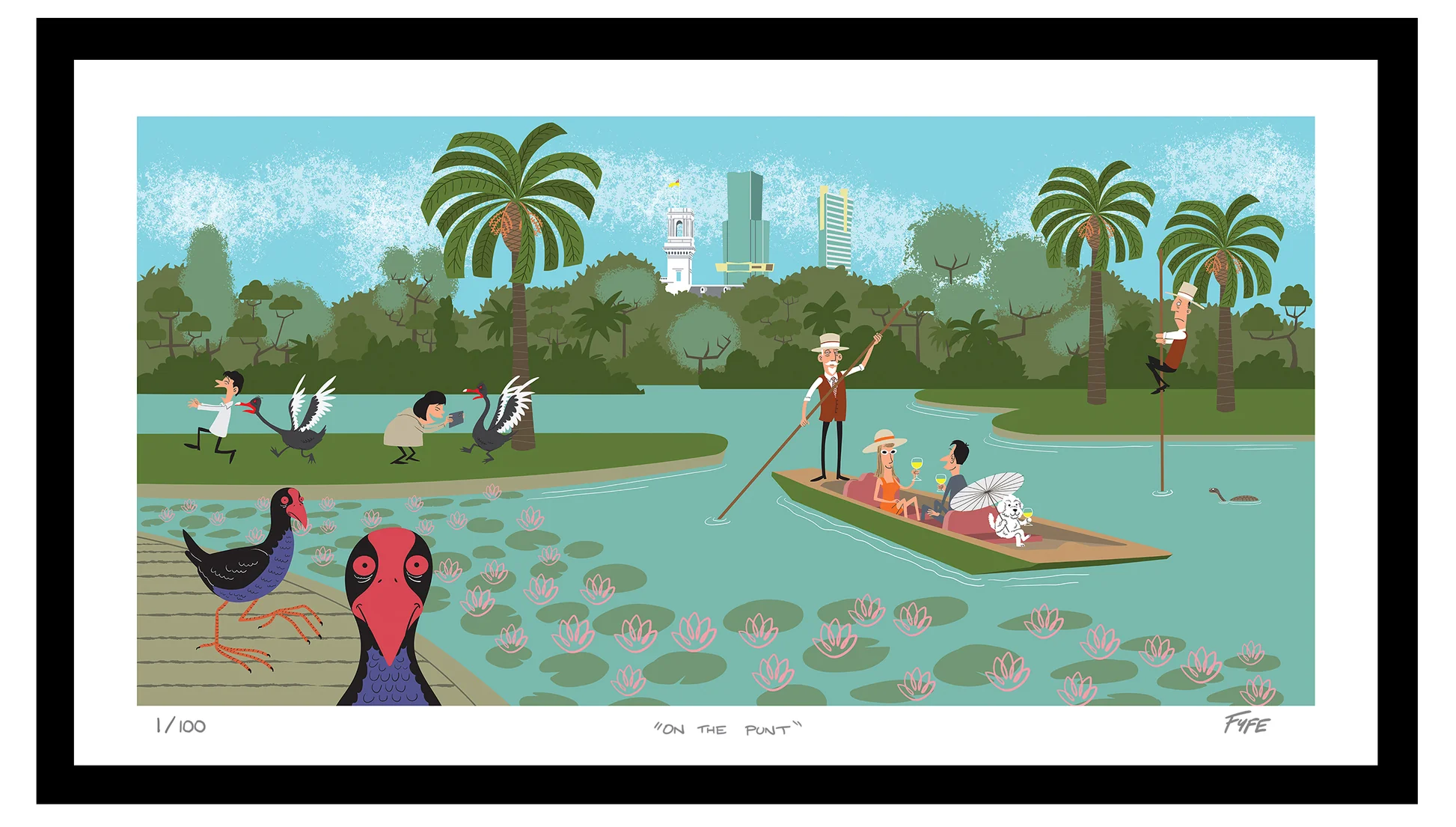 On The Punt - Botanic Gardens Melbourne