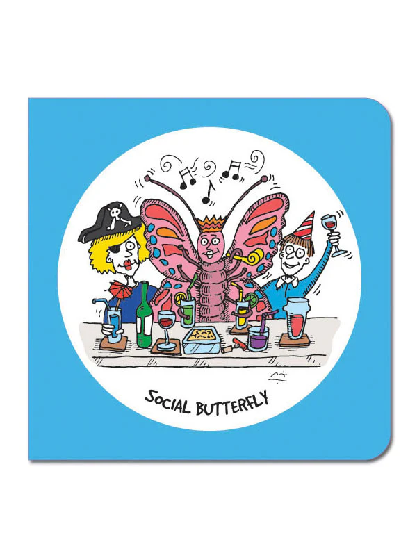 Greeting cards: Social Butterfly