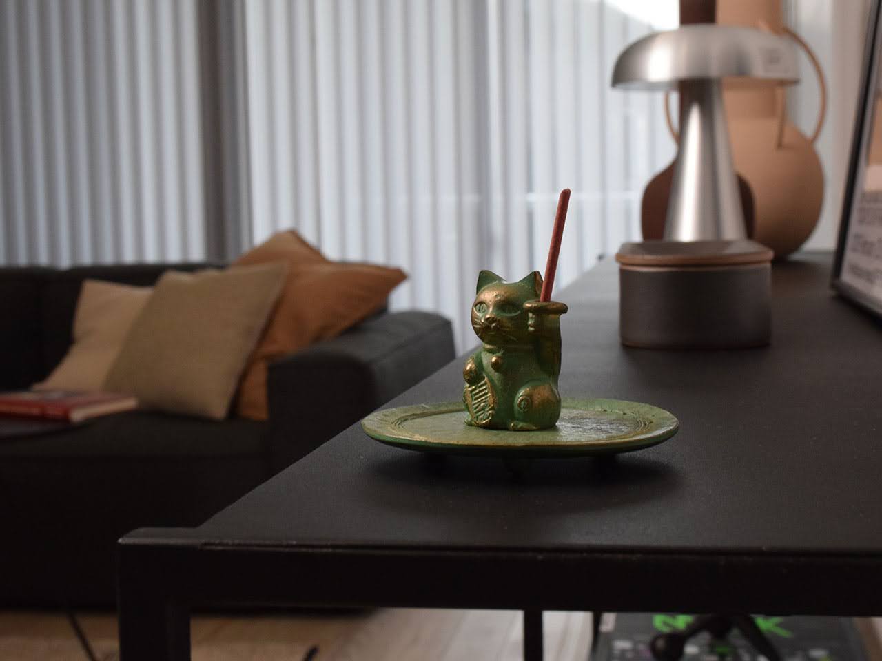 Lucky Cat Incense Holder