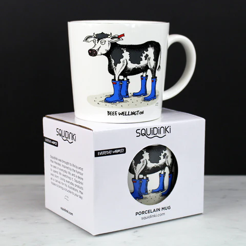 Porcelain Mugs: Beef Wellington