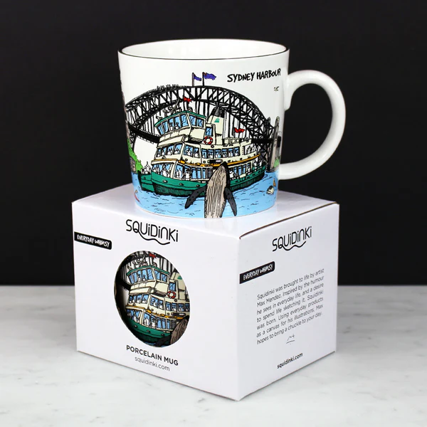 Porcelain Mug:  Sydney Harbour