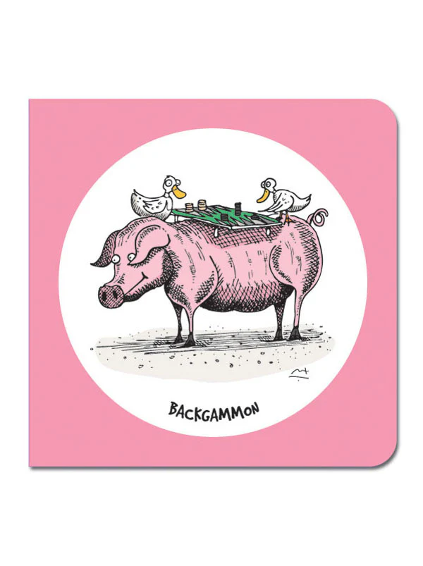 Greeting cards: Backgammon