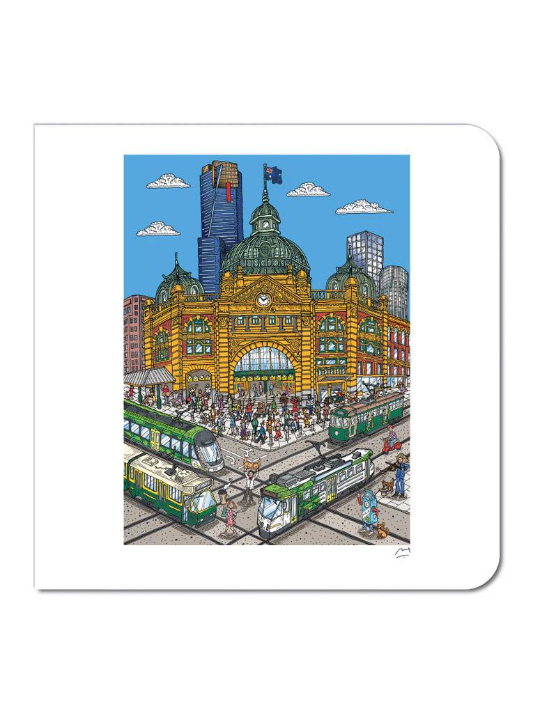 Greeting cards: Flinders St Station