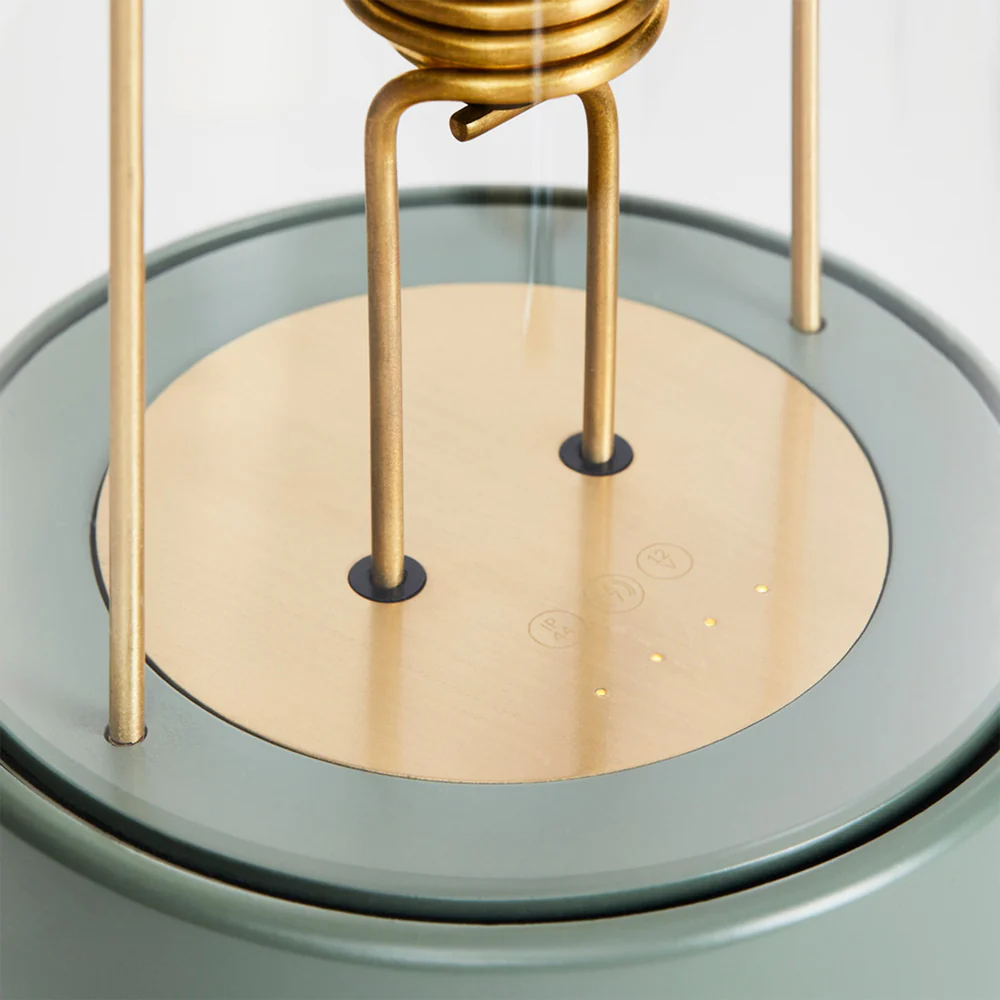 The Muse Portable Lamp in Pleasure Garden Green