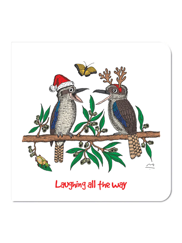 Greeting cards: Laughing all the way