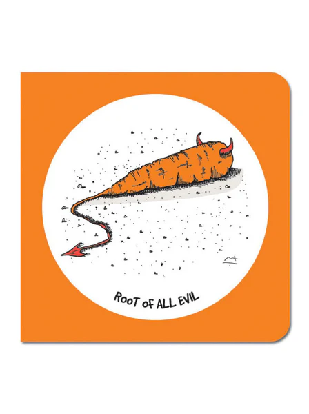 Greeting cards: Root of All Evil