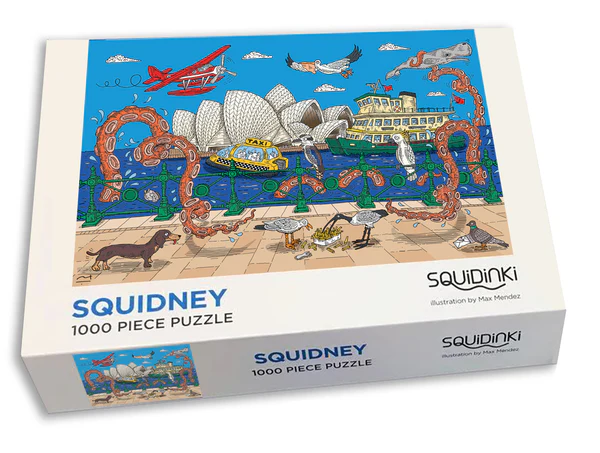 1000 piece Jigsaw puzzle: Squidney Puzzle